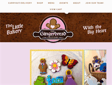 Tablet Screenshot of gingerbreadfactory.com